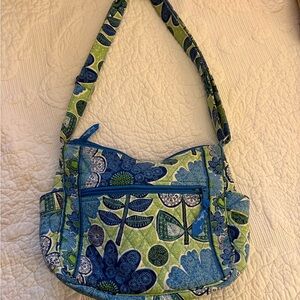 Vera Bradley Doodle Daisy Crossbody Quilted Bag